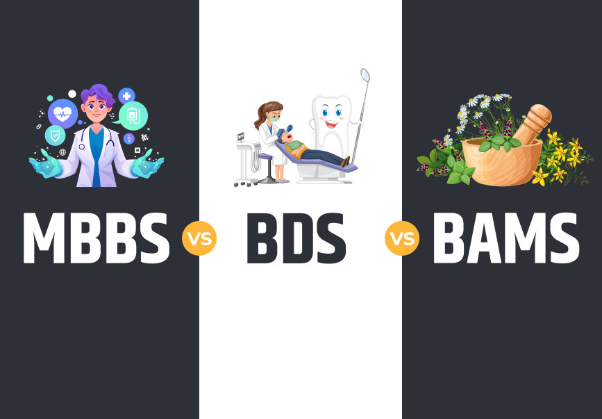 MBBS Vs BDS Vs BAMS- Duration, Eligibility, Fee and More